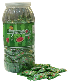 Watermelon candy jar