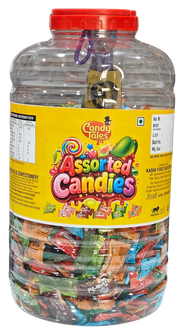 1200 piece assorted candy jar