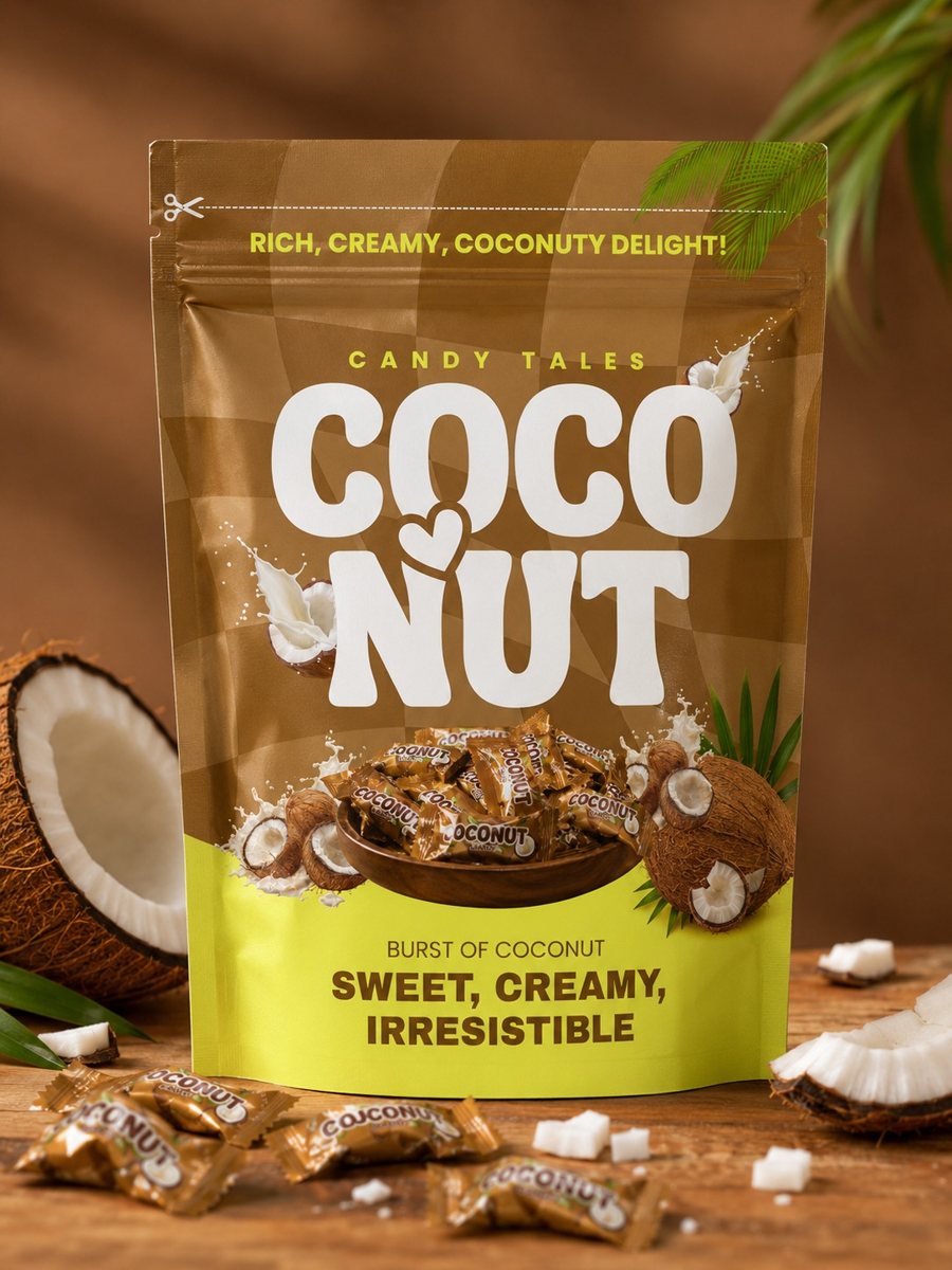 Candy Tales Coconut Candy pouch